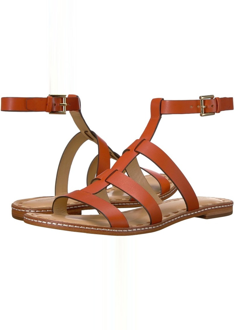 michael michael kors darby vachetta leather flatform espadrille sandals