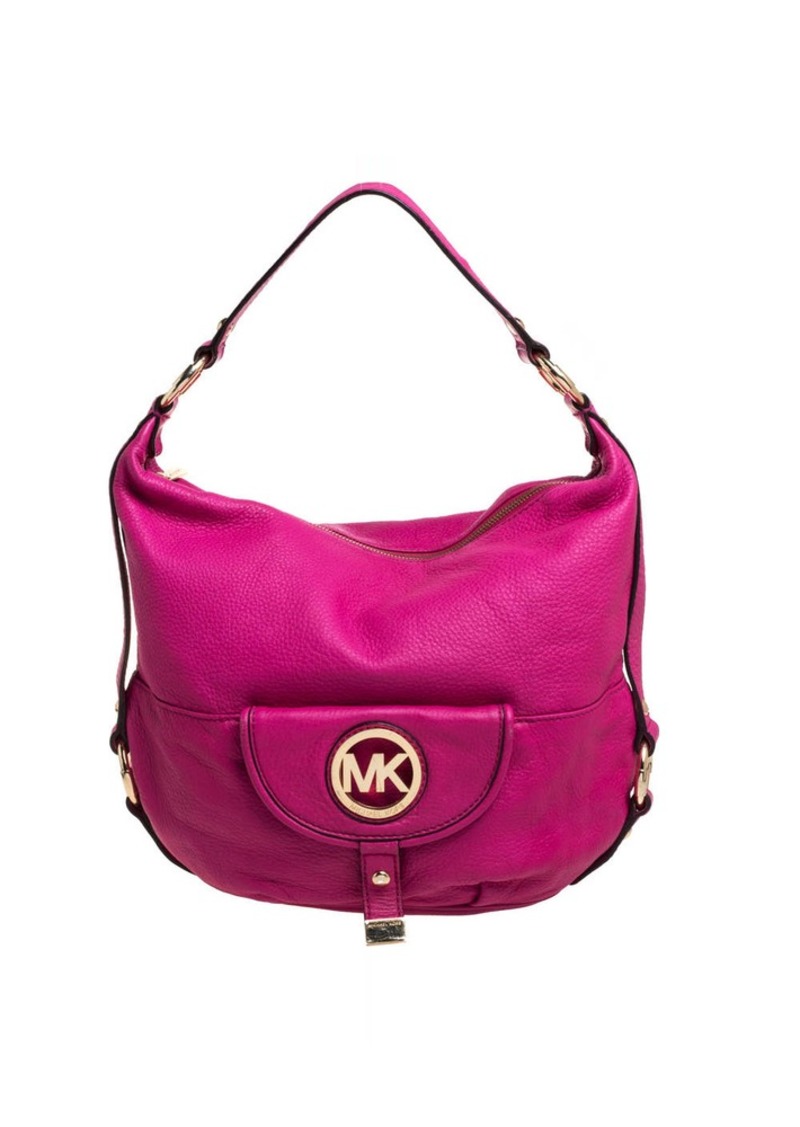 Michael Michael Kors Fuchsia Leather Fulton Hobo