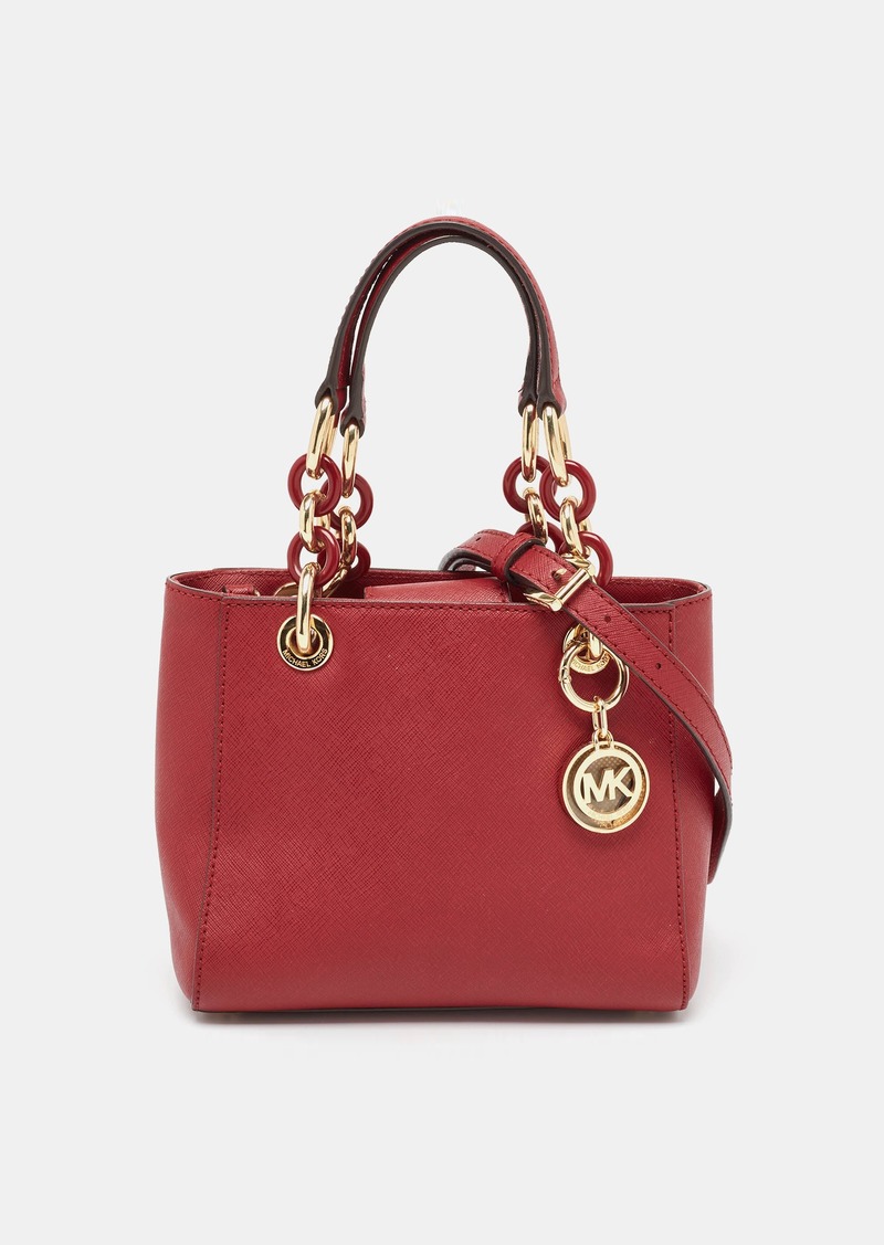 Michael Michael Kors Leather Mini Cynthia Tote