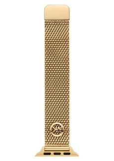 MICHAEL Michael Kors Mesh 20mm Apple Watch® Watchband in Gold at Nordstrom