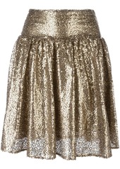 MICHAEL Michael Kors metallic sequin pleated skirt