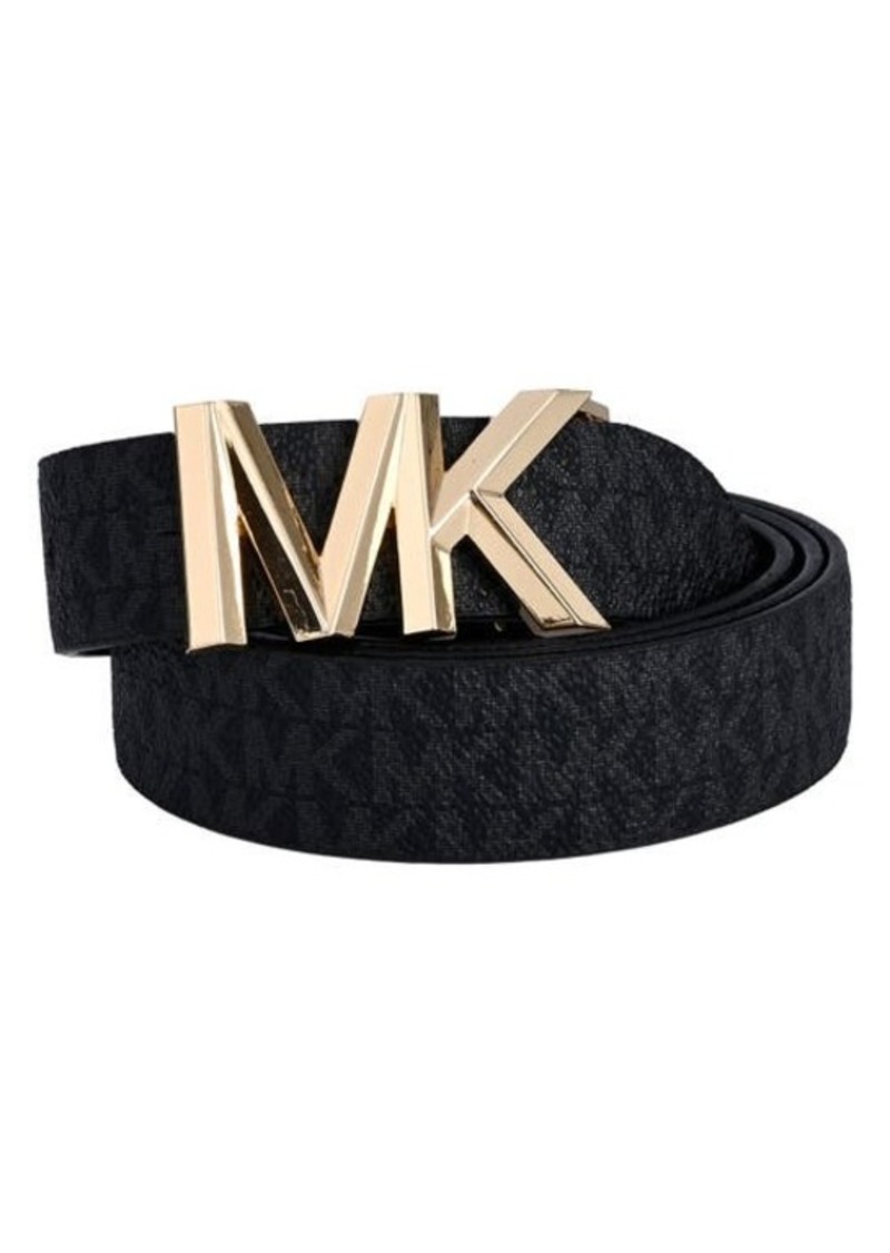 MICHAEL Michael Kors Monogram Reversible Leather Belt