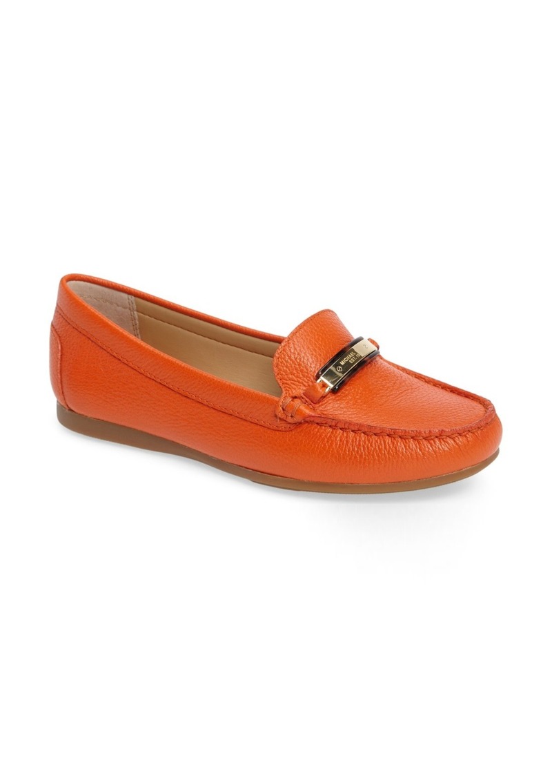 michael kors loafers red