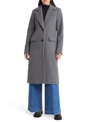 MICHAEL Michael Kors Notch Collar Wool Blend Coat