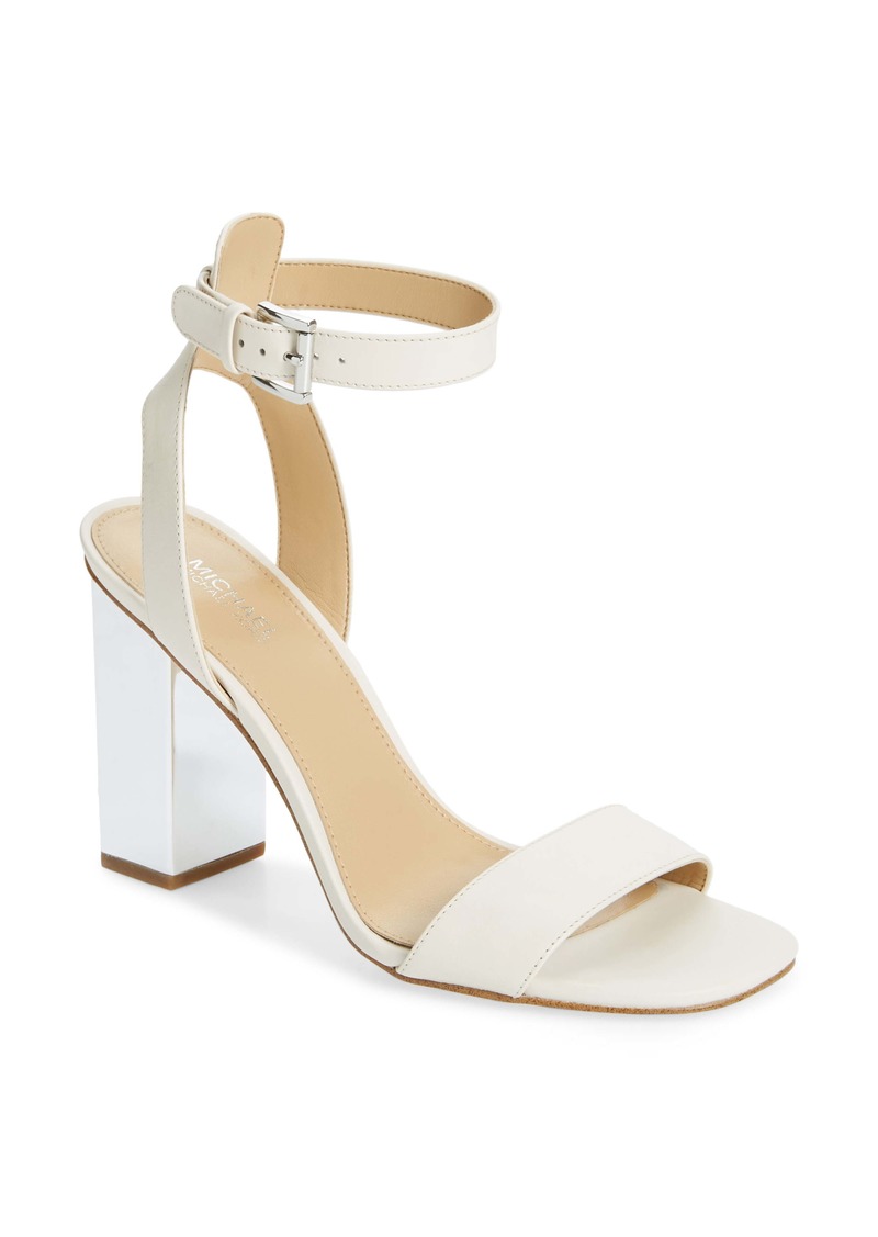 michael kors block heel sandals