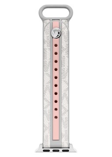 MICHAEL Michael Kors Rubber Apple Watch(R) Watchband in Grey at Nordstrom