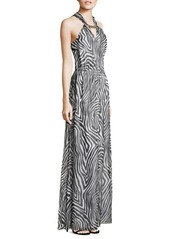 michael kors zebra print dress