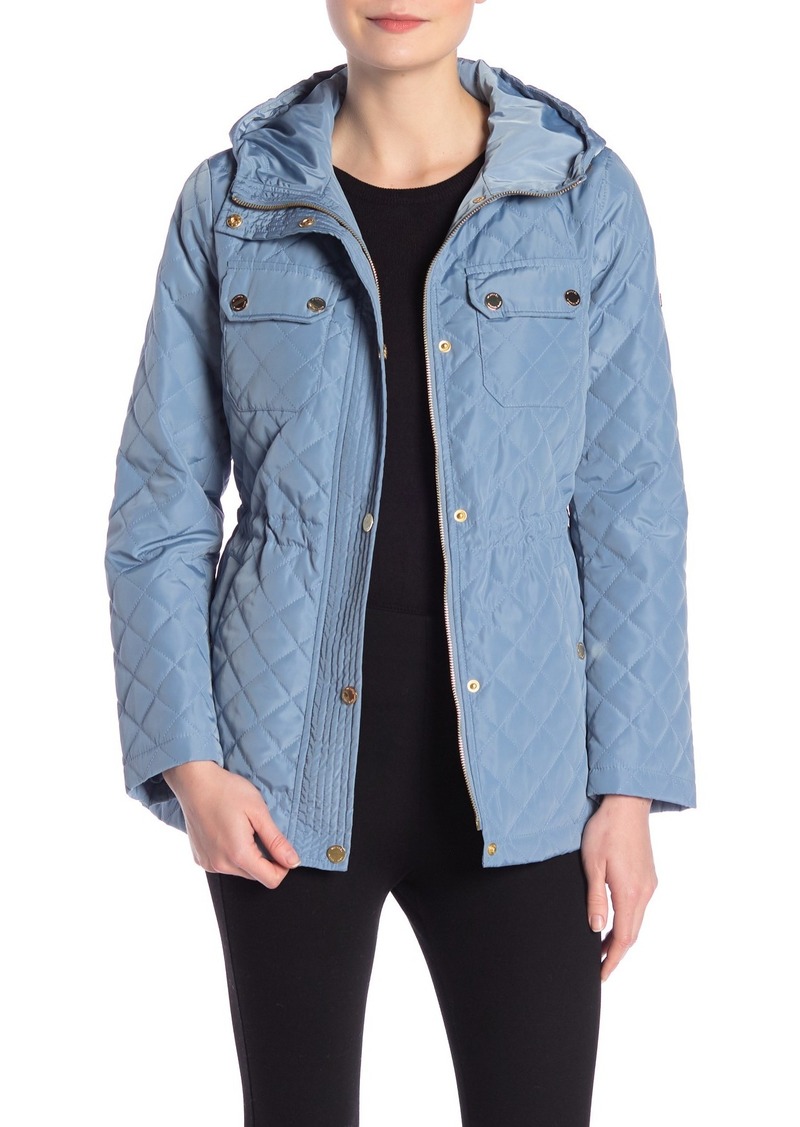 michael kors missy quilted anorak