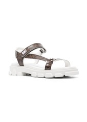 MICHAEL Michael Kors monogram-print leather sandals