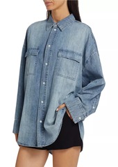 MICHAEL Michael Kors Oversized Chambray Shirt