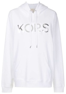 MICHAEL Michael Kors oversized metallic-logo hoodie