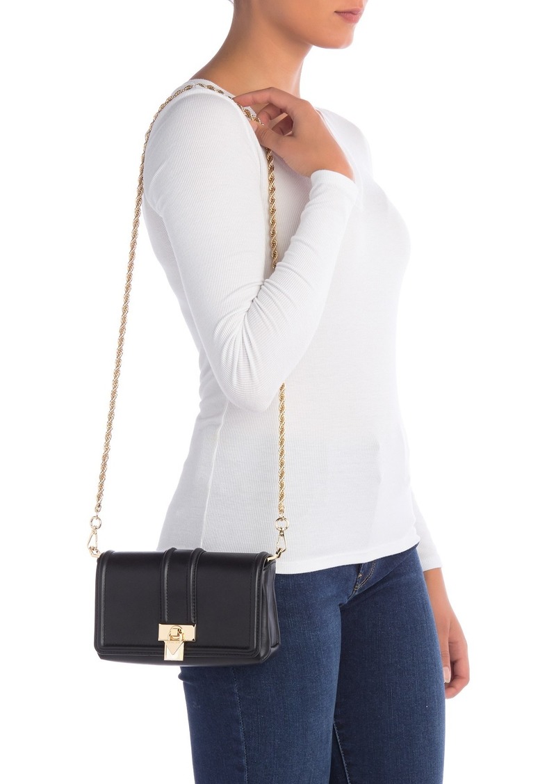 michael michael kors padlock chain crossbody