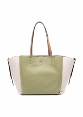 MICHAEL Michael Kors panelled logo-plaque tote bag