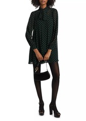 MICHAEL Michael Kors Parisian Dot A-Line Minidress