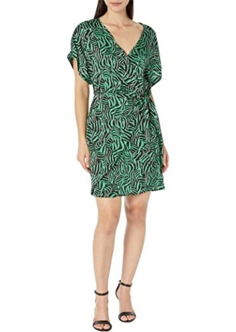 MICHAEL Michael Kors Pop Zebra Tie Wrap Dress