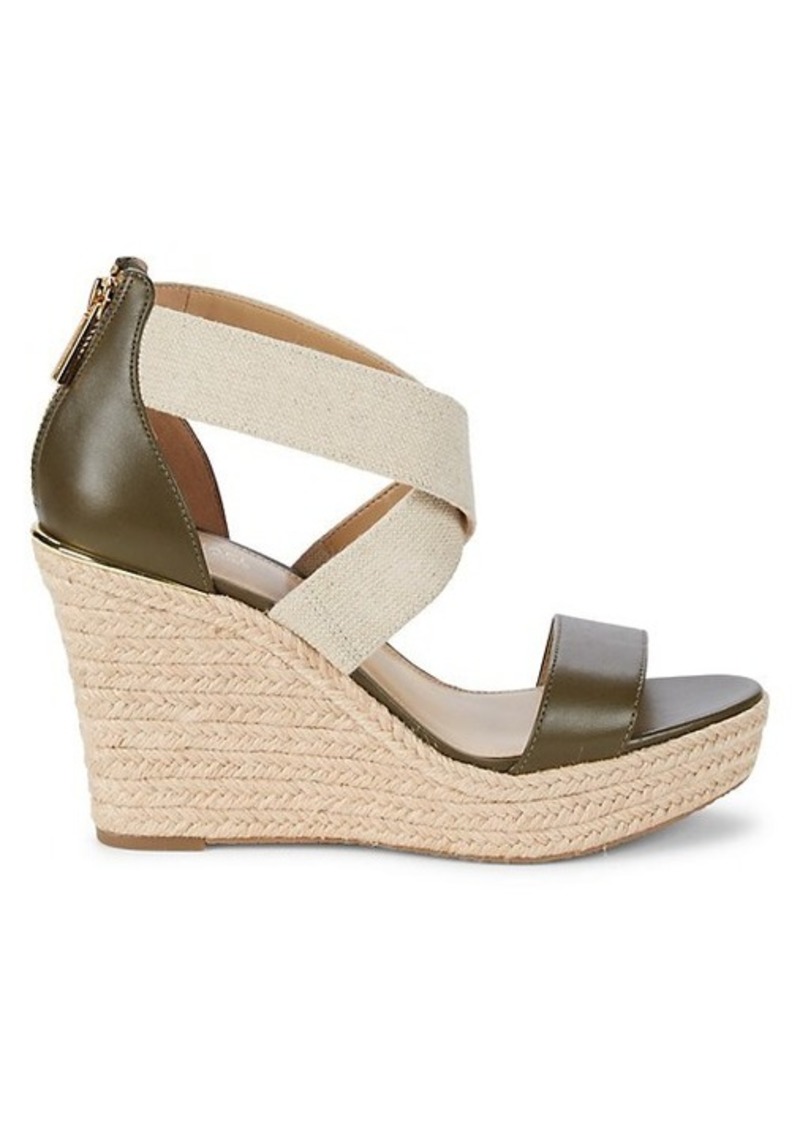 michael kors prue espadrille wedge sandals