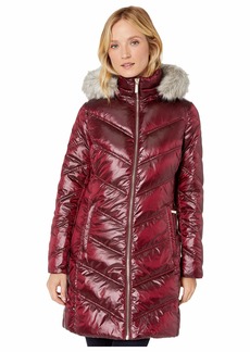 michael michael kors quilted satin puffer