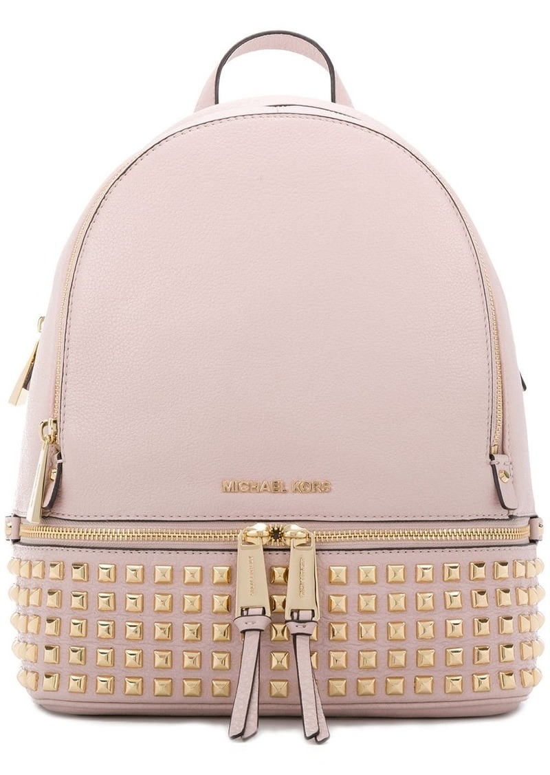 mk studded backpack