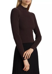 MICHAEL Michael Kors Ribbed Crop Sweater