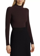 MICHAEL Michael Kors Ribbed Crop Sweater