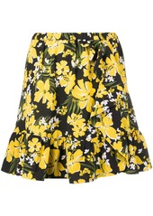 MICHAEL Michael Kors ruffled-hem floral-print crepe mini skirt