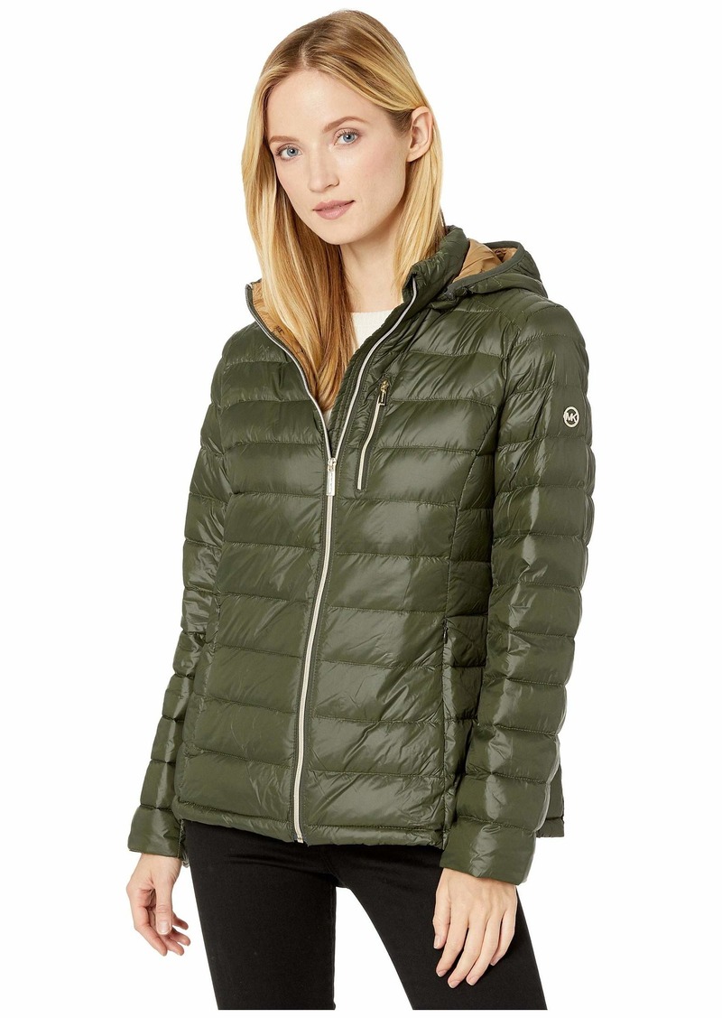 michael michael kors missy flap pocket anorak