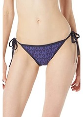 MICHAEL Michael Kors Signature Logo String Bikini Bottoms