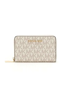 Michael Kors small Monogram zipped wallet