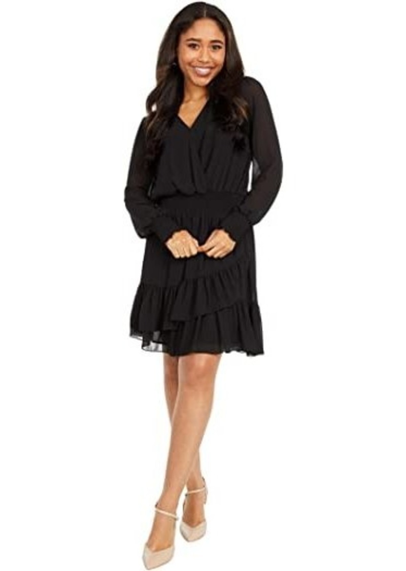 MICHAEL Michael Kors Solid Ruffle Dress