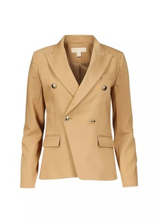 MICHAEL Michael Kors Stretch-Cotton Double-Breasted Blazer