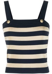 MICHAEL Michael Kors striped knitted top