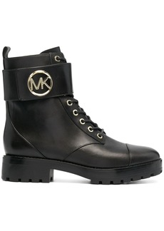 Michael Kors Tatum leather combat boots