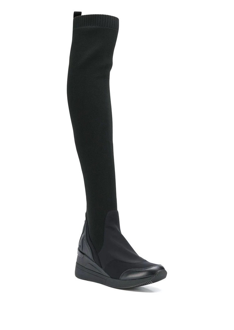 MICHAEL Michael Kors thigh high sock boots | Shoes