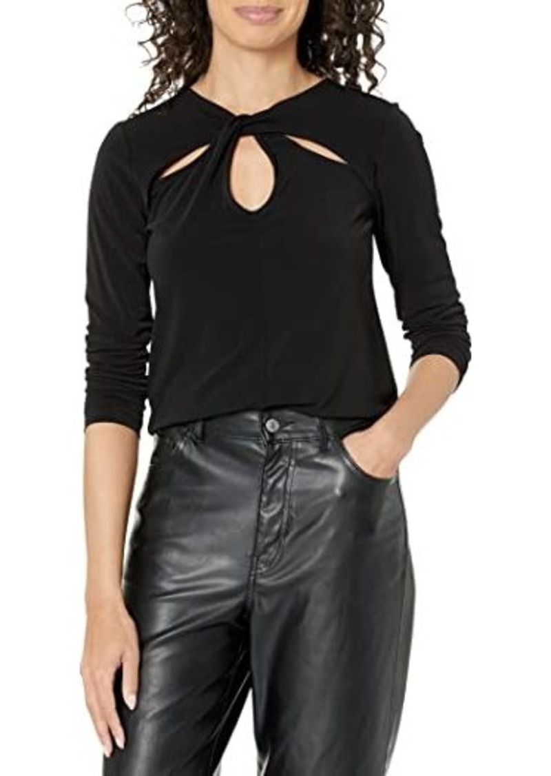 MICHAEL Michael Kors Twist Keyhole Top