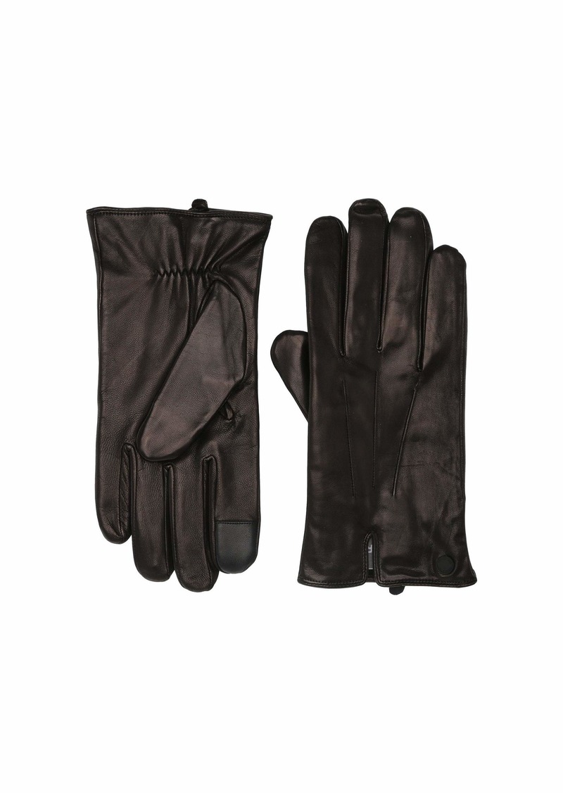 michael kors leather gloves