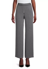 MICHAEL Michael Kors Vintage Stripe Straight-Leg Pants