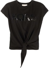MICHAEL Michael Kors waist-tied sleeveless organic cotton top
