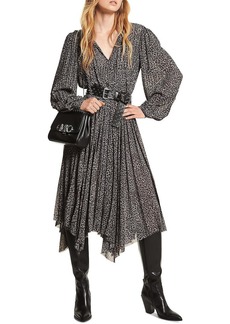 MICHAEL Michael Kors Womens Animal Print Long Midi Dress