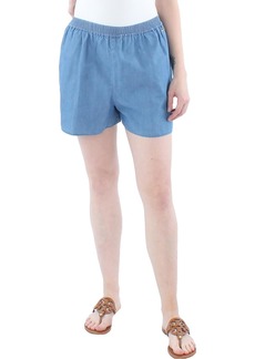 MICHAEL Michael Kors Womens Cotton Flat Front Casual Shorts