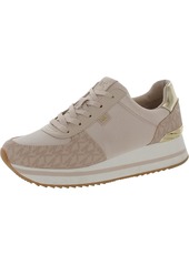 MICHAEL Michael Kors Womens Faux Leather Cushioned Footbed Casual And Fashion Sneakers