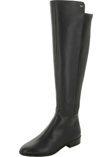 MICHAEL Michael Kors Womens Faux Leather Knee-High Boots