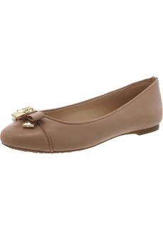 MICHAEL Michael Kors Womens Leather Bow Ballet Flats