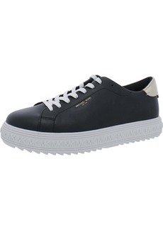 MICHAEL Michael Kors Womens Leather Flatform Casual And Fashion Sneakers