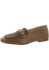 MICHAEL Michael Kors Womens Leather Slip On Loafers