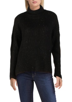 MICHAEL Michael Kors Womens Ribbed Turtleneck Turtleneck Sweater