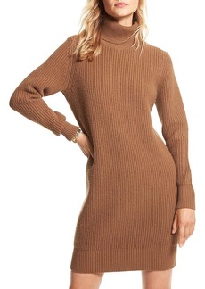 MICHAEL Michael Kors Womens Wool Turtleneck Sweaterdress