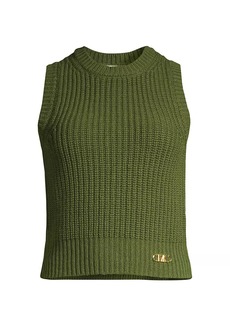 MICHAEL Michael Kors Wool-Blend Sleeveless Sweater