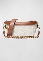 MICHAEL Michael Kors XS Chain-Link Monogram Sling Pack Shoulder Bag