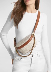 MICHAEL Michael Kors XS Chain-Link Monogram Sling Pack Shoulder Bag