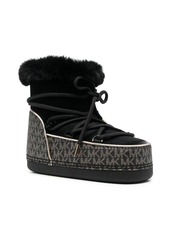 MICHAEL Michael Kors Zelda Metallic Logo snow boots